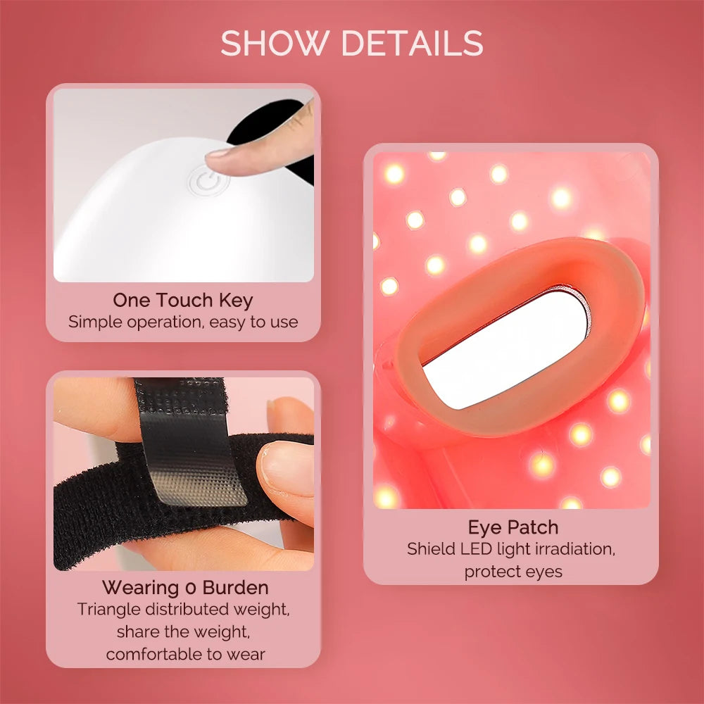 GlowPro 7-Color LED Face & Neck Mask — Anti-Aging Light Therapy At Home